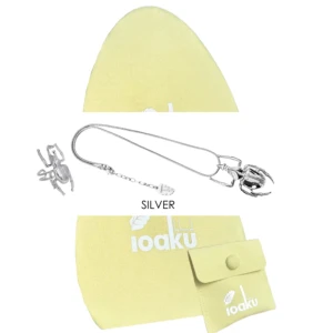 IOAKU påskägg - LIMITED EDITION påskägg från IOAKUs påskäggsjakt! Modellen beetle, färgen guld, helt oanvänt och värt 1000kr, säljer antingen smyckena separat eller som påskägg ❤️🐣