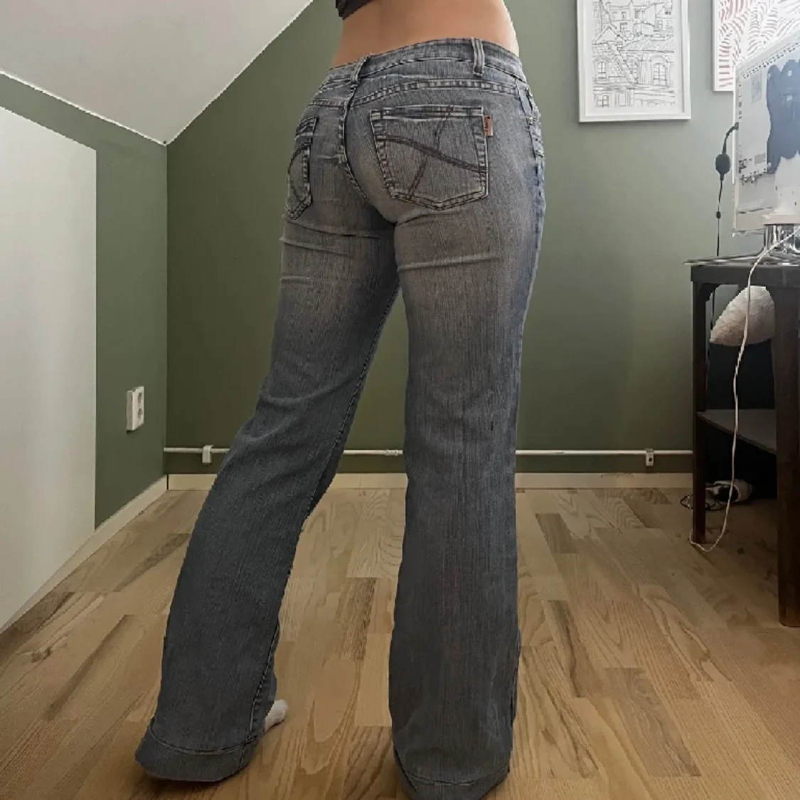 Lågmidja jeans  - 90