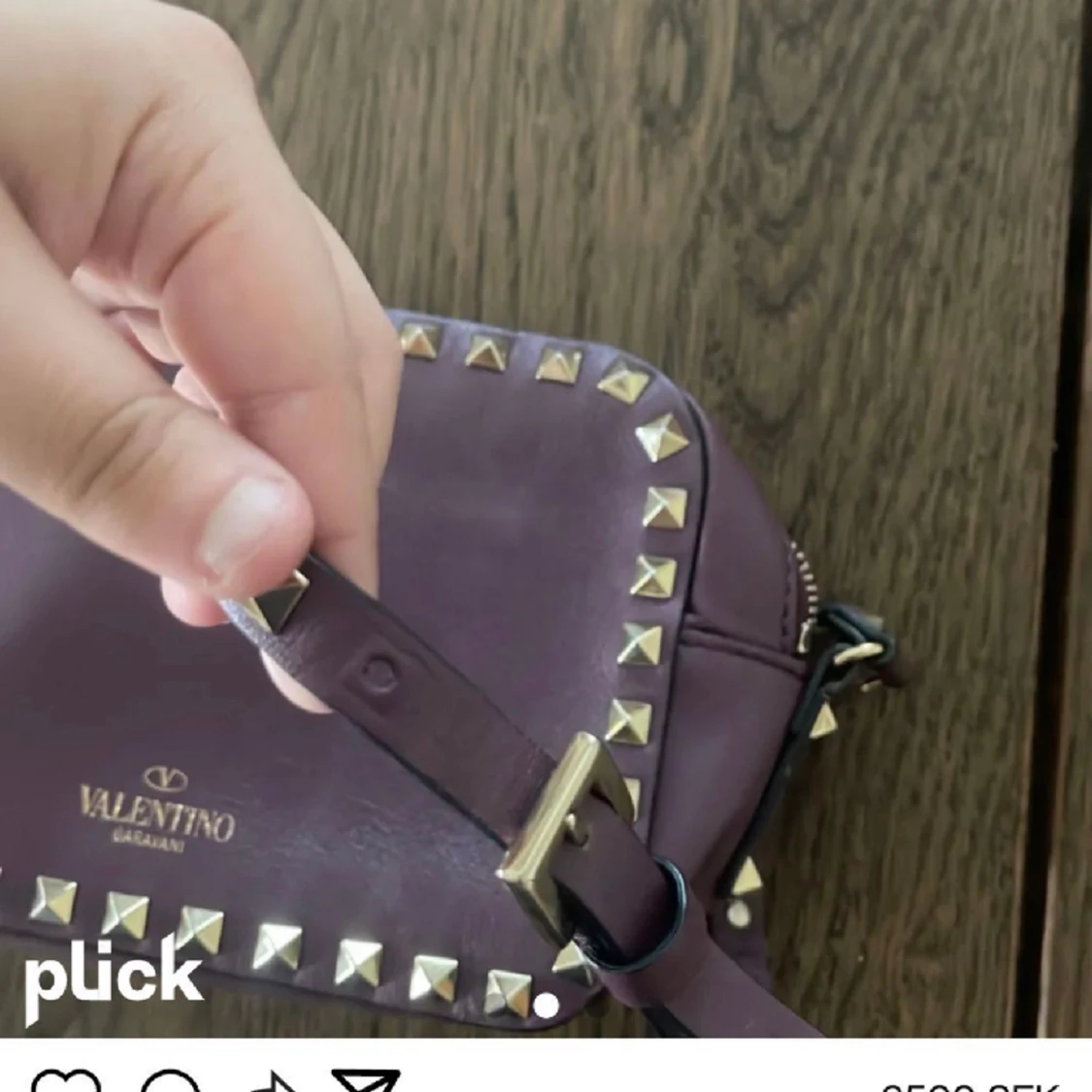 Lila valentino väska - 90