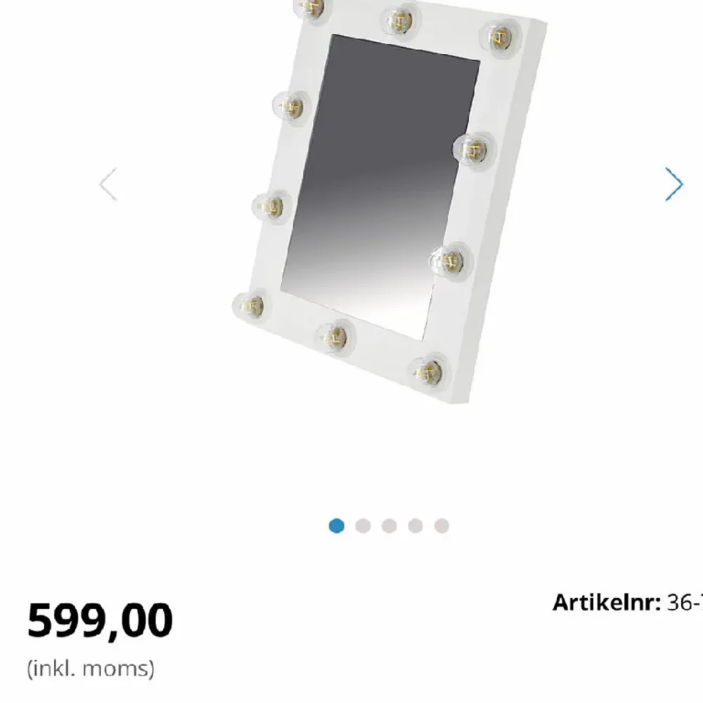 Köpt från clas Ohlson nypris 599  Ny kick aldrig använd  55x45. Övrigt.