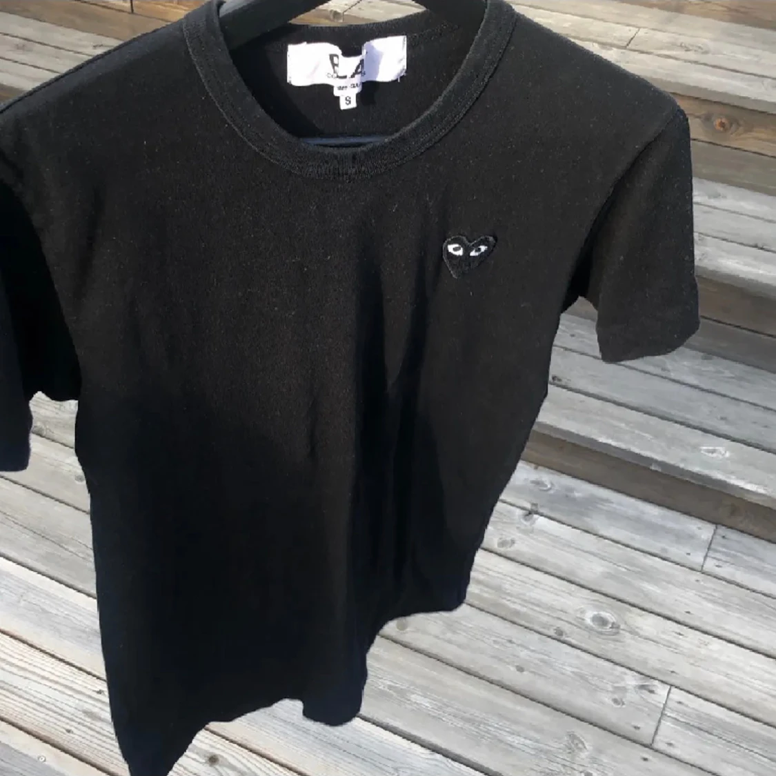 Black badge cdg tshirt