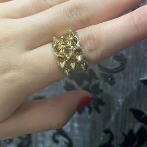 Edblad ring med nitar - Väldigt känd Edblad ring som nu inte kommer till så mycket andvändning🤗 inte tappat färgen då den är rostfri❤️