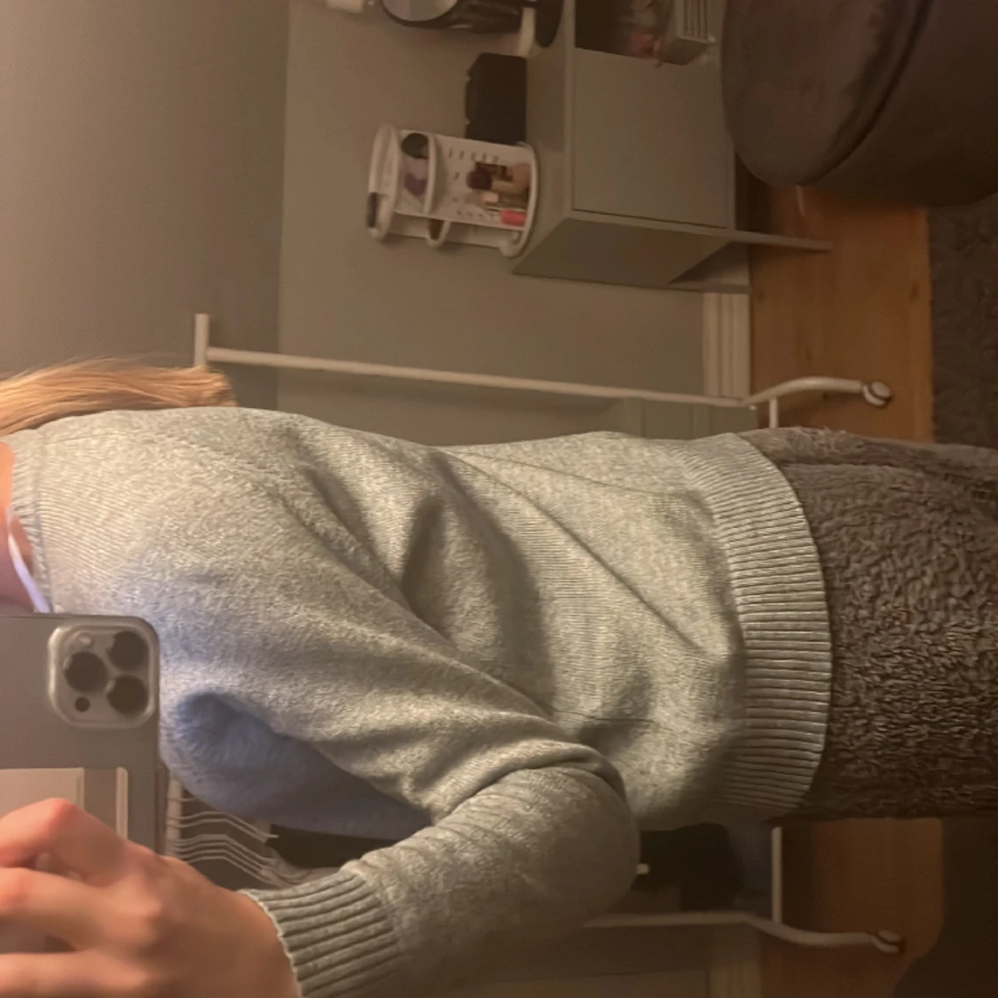 grön stickad tröja 🥰 - 90