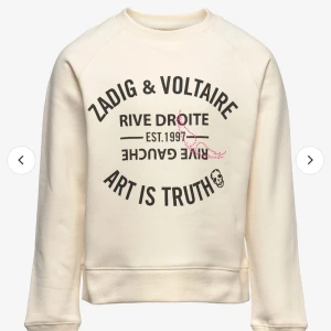 Zadig & Voltaire tröja - Superfin tröja från Zadig Voltaire, säljs då den inte kommer till användning💘Superfint skick💓 Storleken är 14år som motsvarar S!