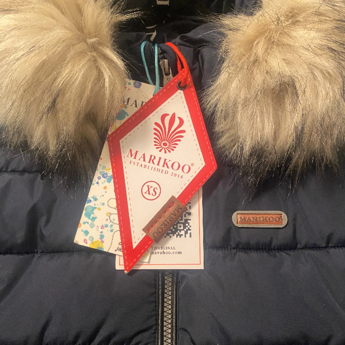 Marikoo ljusblå jacka  - 90