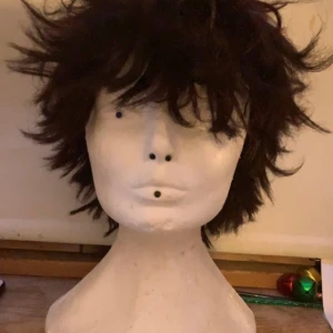 Skabbig brun peruk! - Ny pris på den va 300 men jag har haft den ett tag och för mig ser den skabbig ut nu 😂