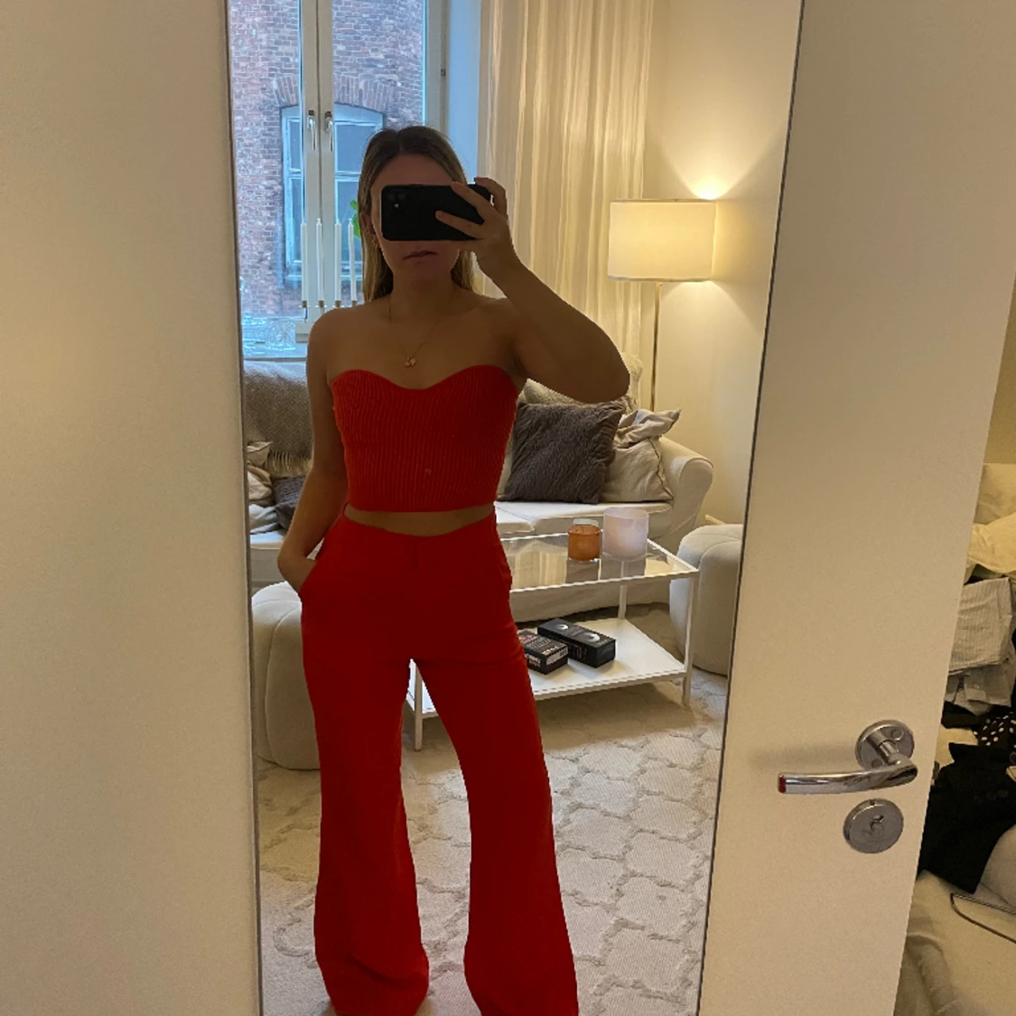 Rött set från h&m - 2