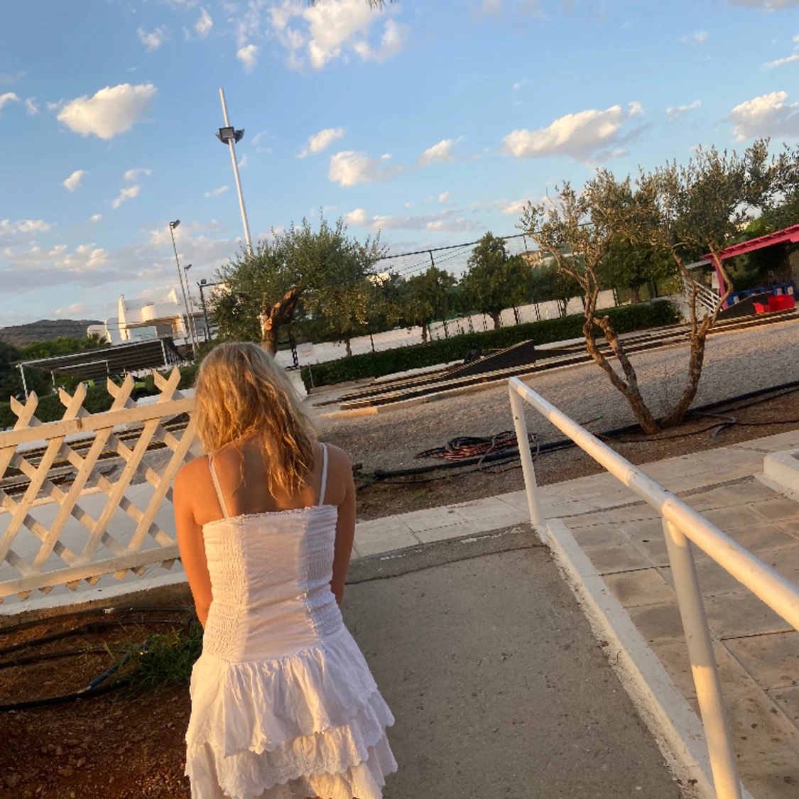 Super fin vit klänning