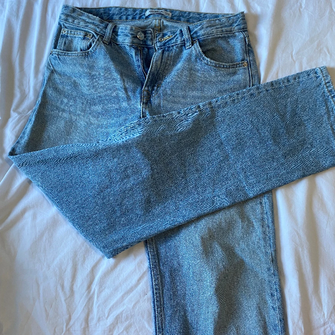 Blåa baggy jeans  - 91