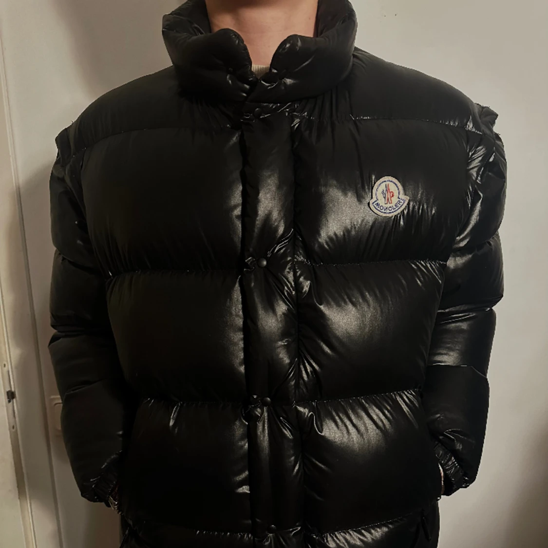 Puffig Moncler Jacka med Avtagbara Ärmar - 90