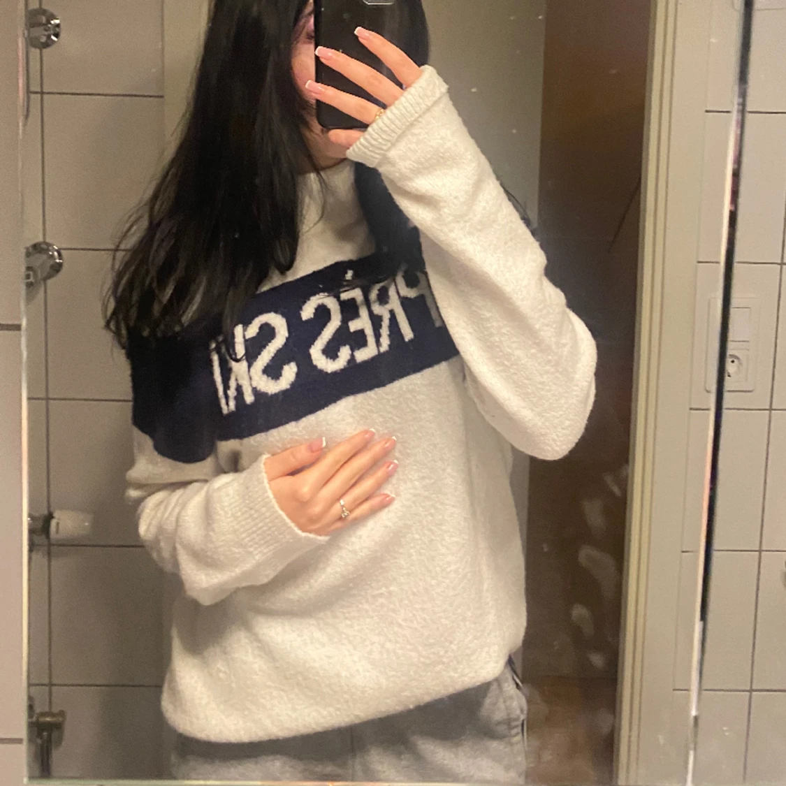 Stickad tröja  - 90