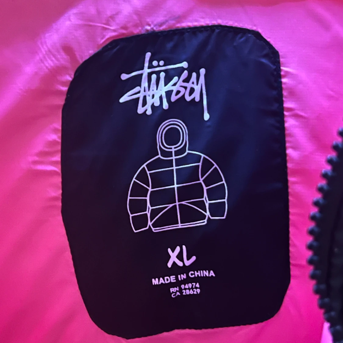 Stussy ripstop down puffer jacket - 90