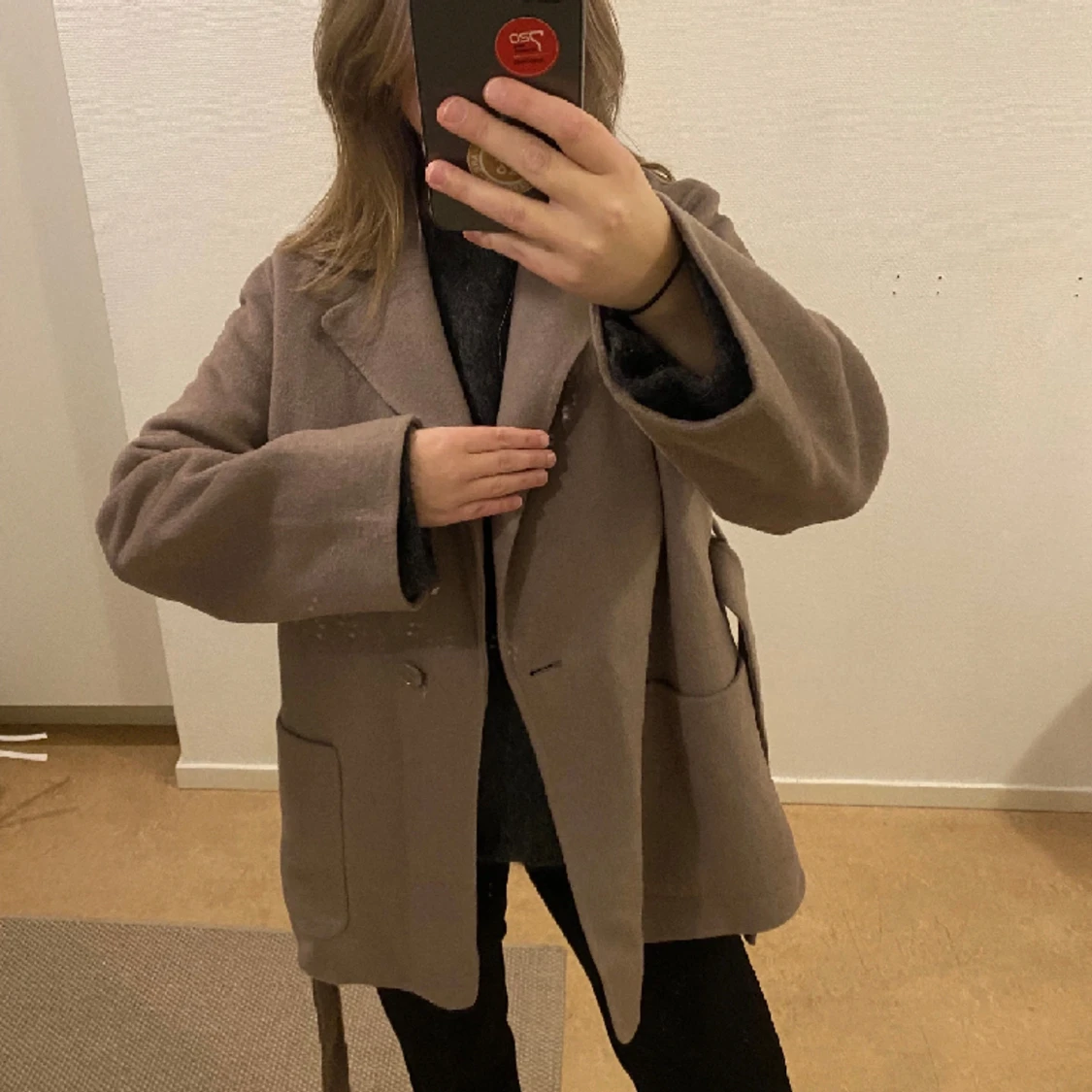 Ulljacka med bälte - 90