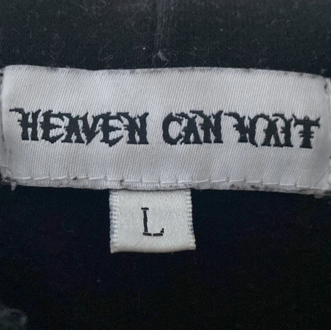 Svart Heaven can Wait zipup - 91