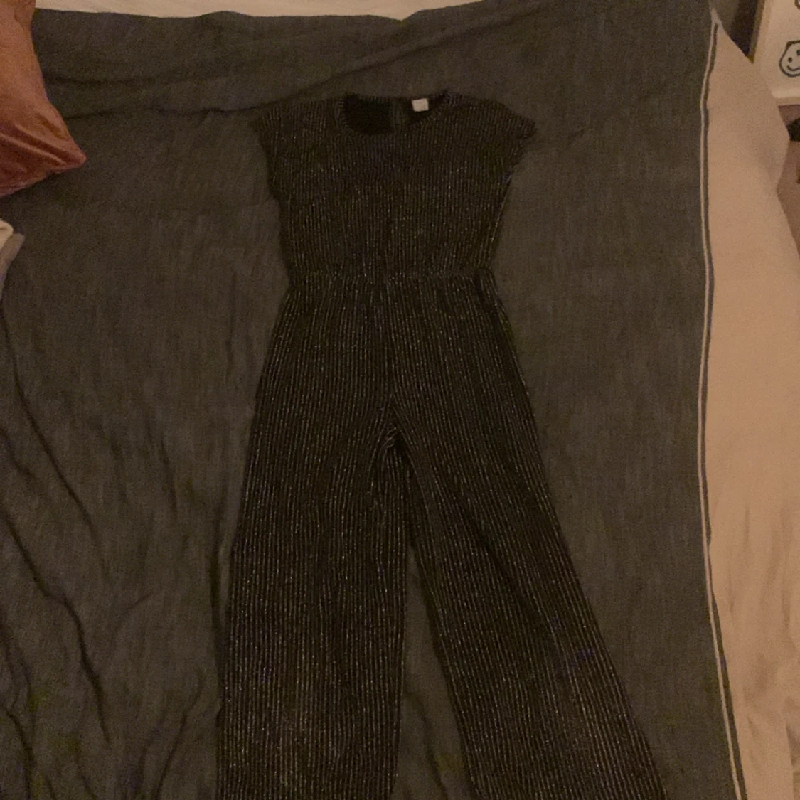 Svart och silvrig pantsuit