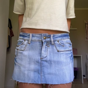 Vintage jeanskjol - Så snygg kjol, unik!