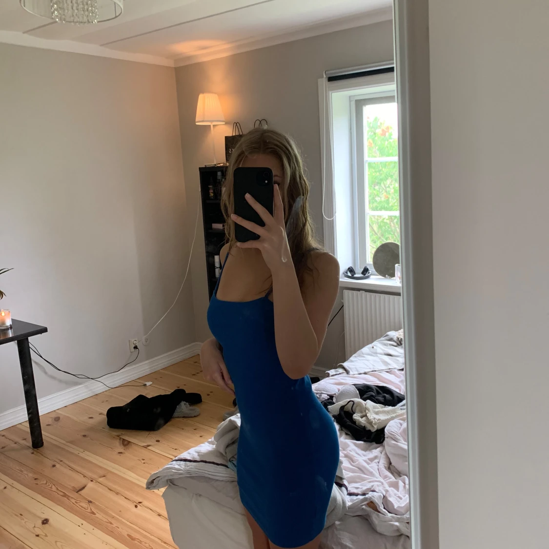 Blå klänning  - 91