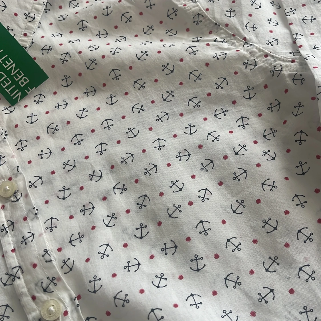 Gullig, sommar skjorta  - 90