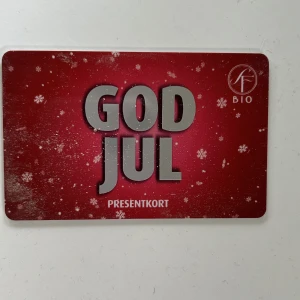 Presentkort bio  - Presentkort på bio laddat med 300 kr. Giltigt till 22/1-2026