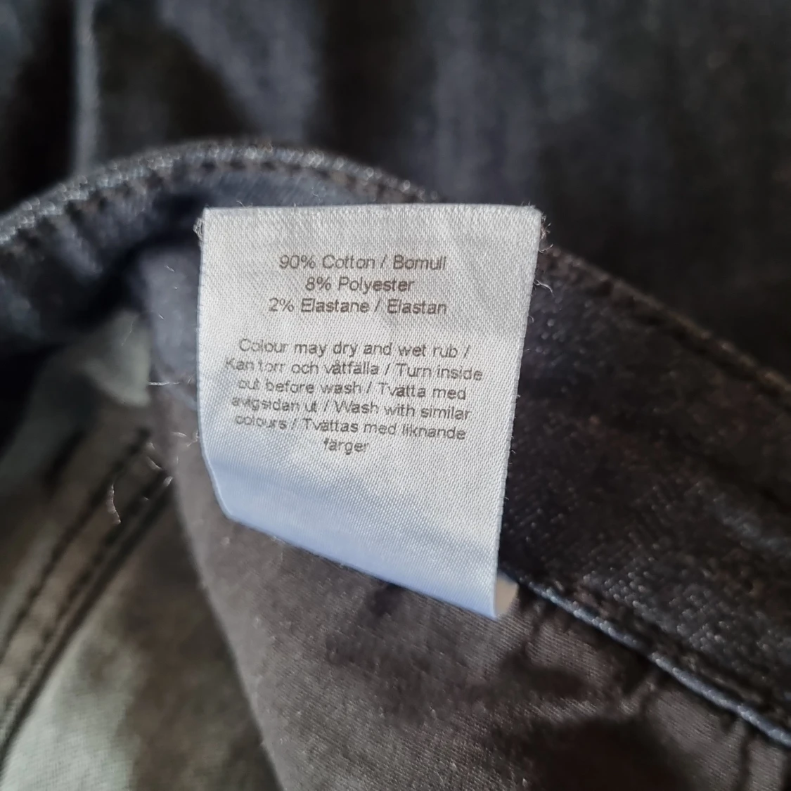 Mörkblå jeansbyxor från Stockh LM - 92