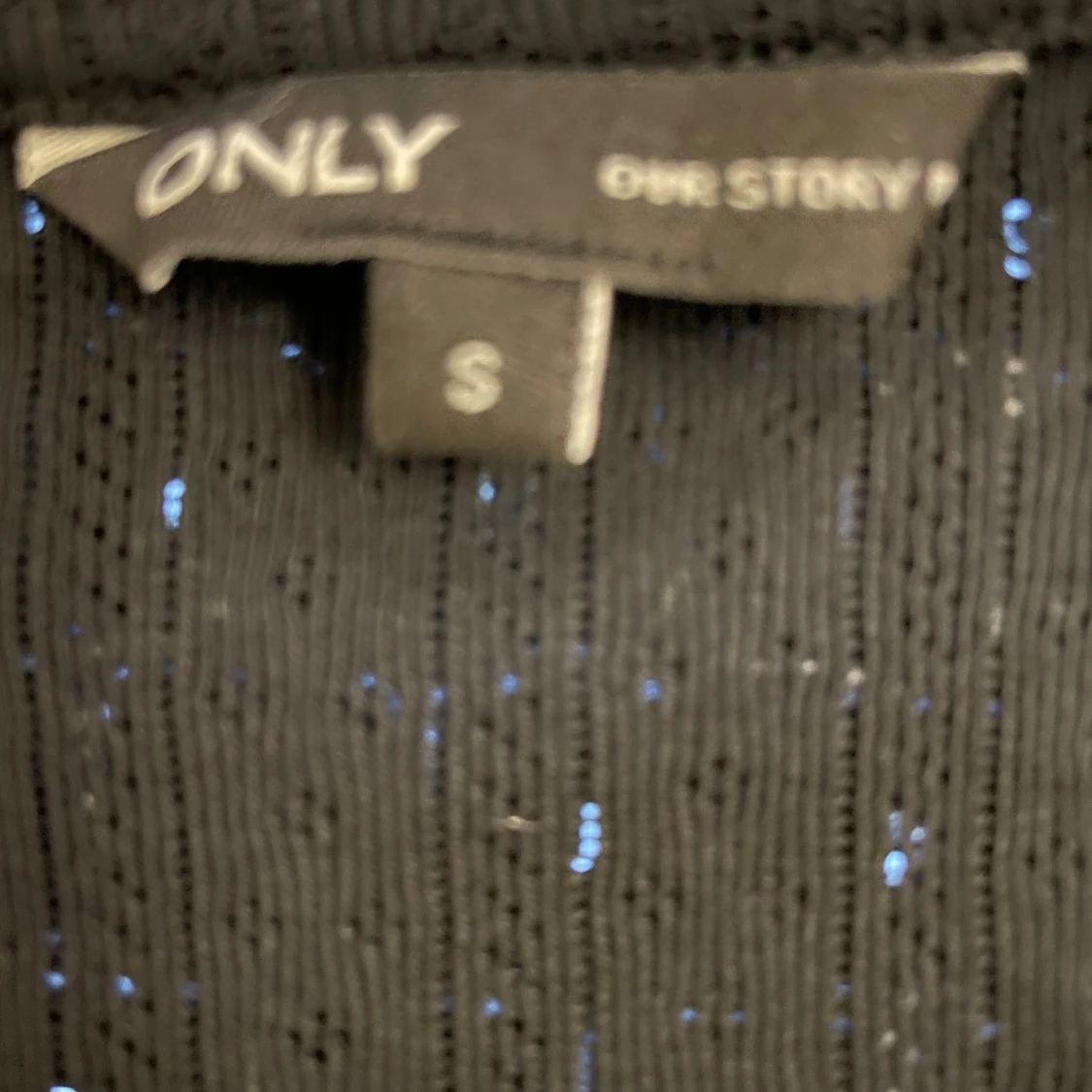 Svart Långärmad tröja från Only, S  - 90