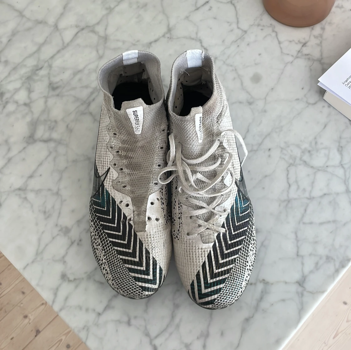 Nike Mercurial Superfly 7 Elite FG-PRO Anti-Clog Dream Speed 3 - Vit/Svart - 90