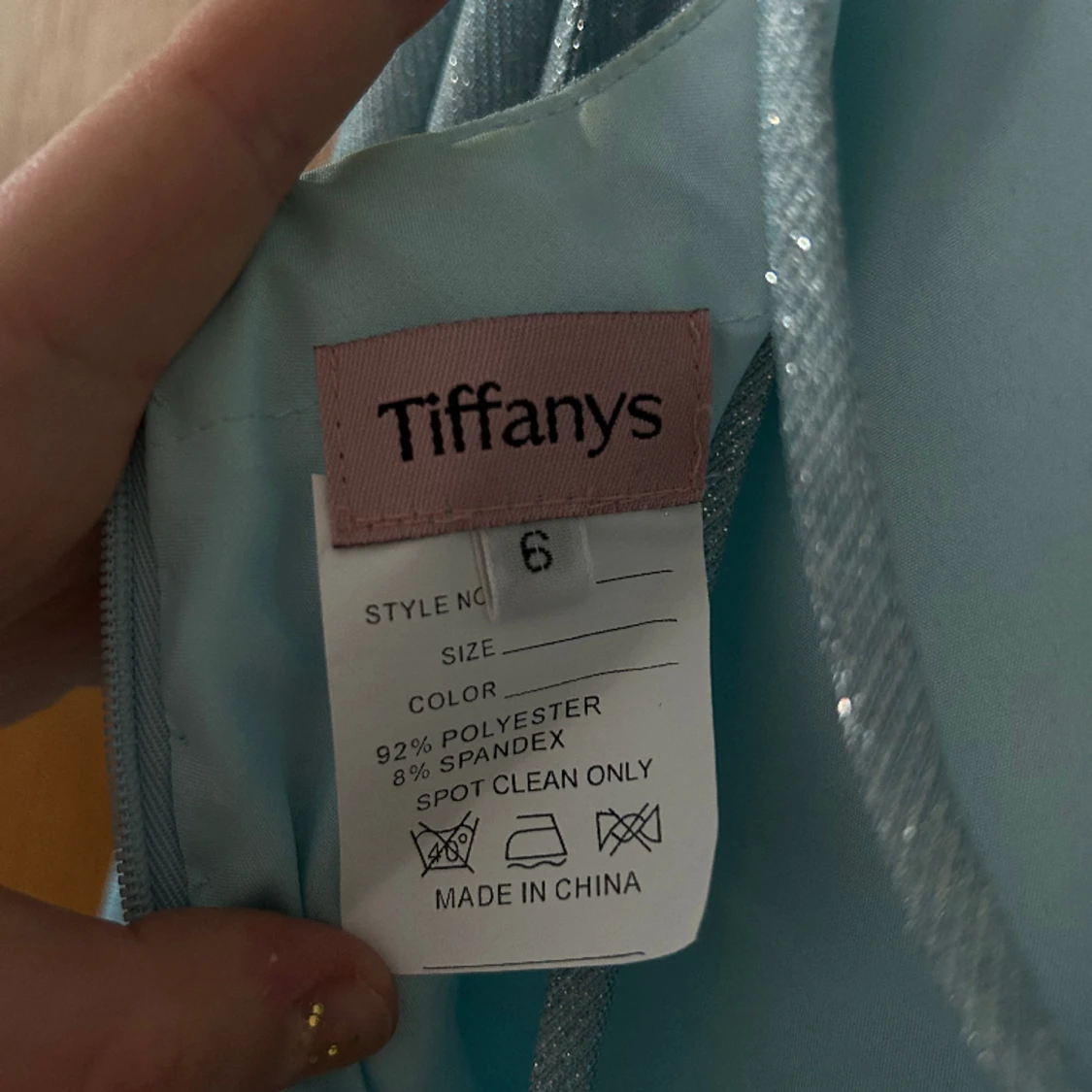 Balklänning ljusblå - 91