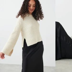 Tröja - Så fin stickad tröja! 🤍 Prislappen är kvar och den är inte ens testad. Köpte två olika storlekar och hann aldrig lämna tillbaka den. Köpt för 300kr.