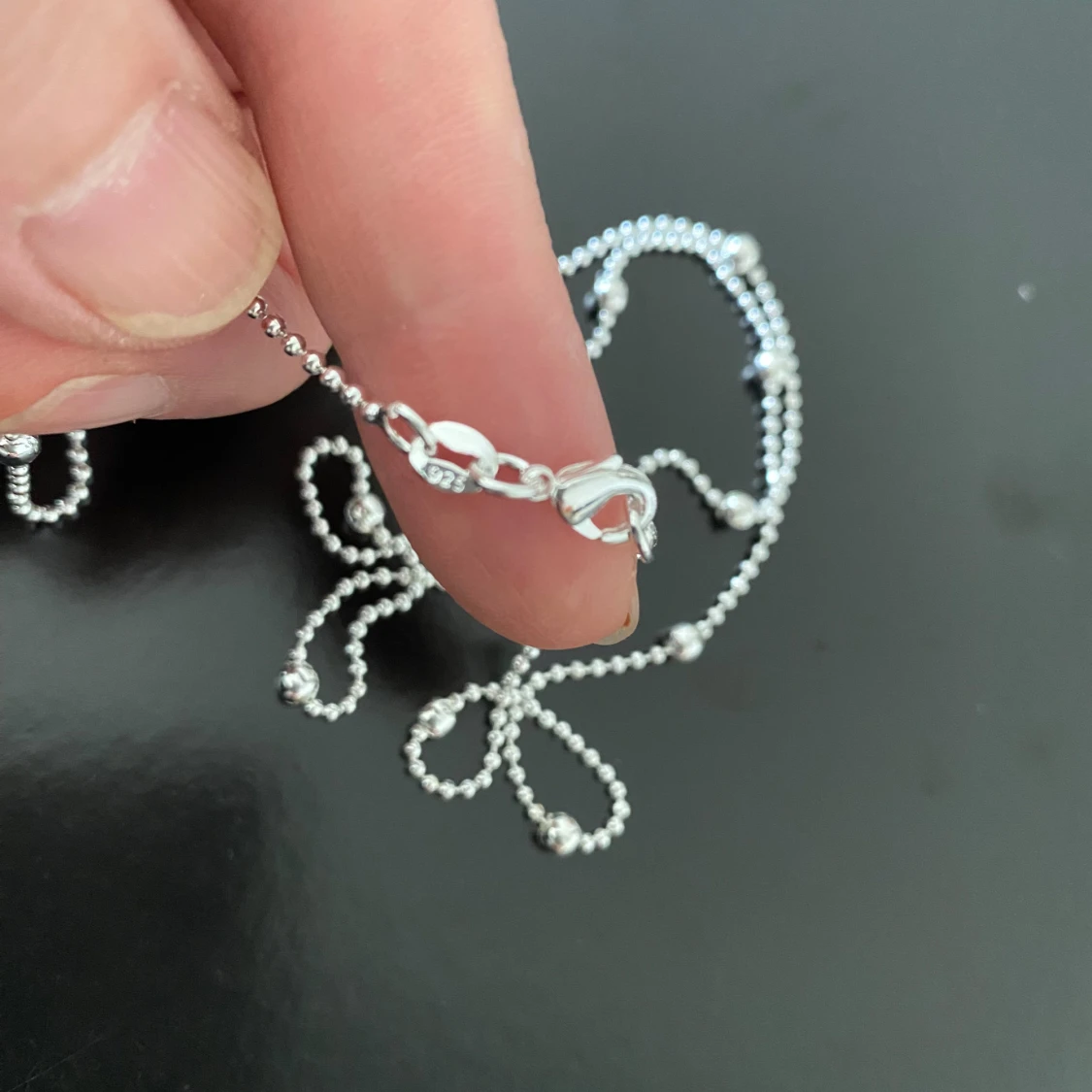 925 Silverpläterade Halsband  - 93