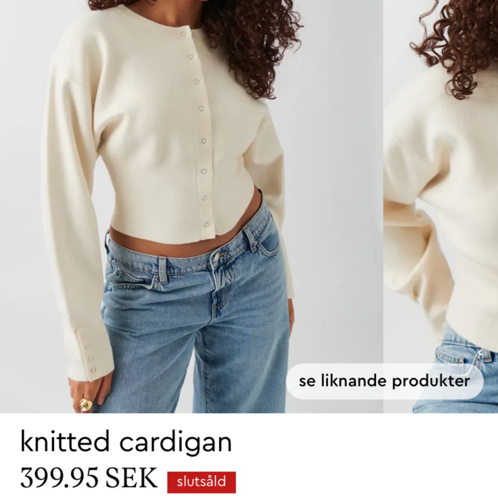 Slutsåld GinaTricot knitted cardigan storlek S . Tröjor & Koftor.