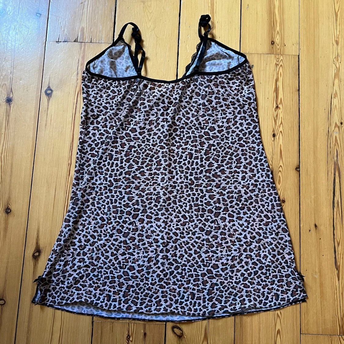 Leopard y2k långt linne  - 90