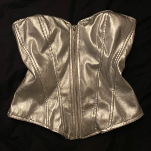 Korsett - Silvrig jätteball korsett! Fint skick, använd en gång endast<3
