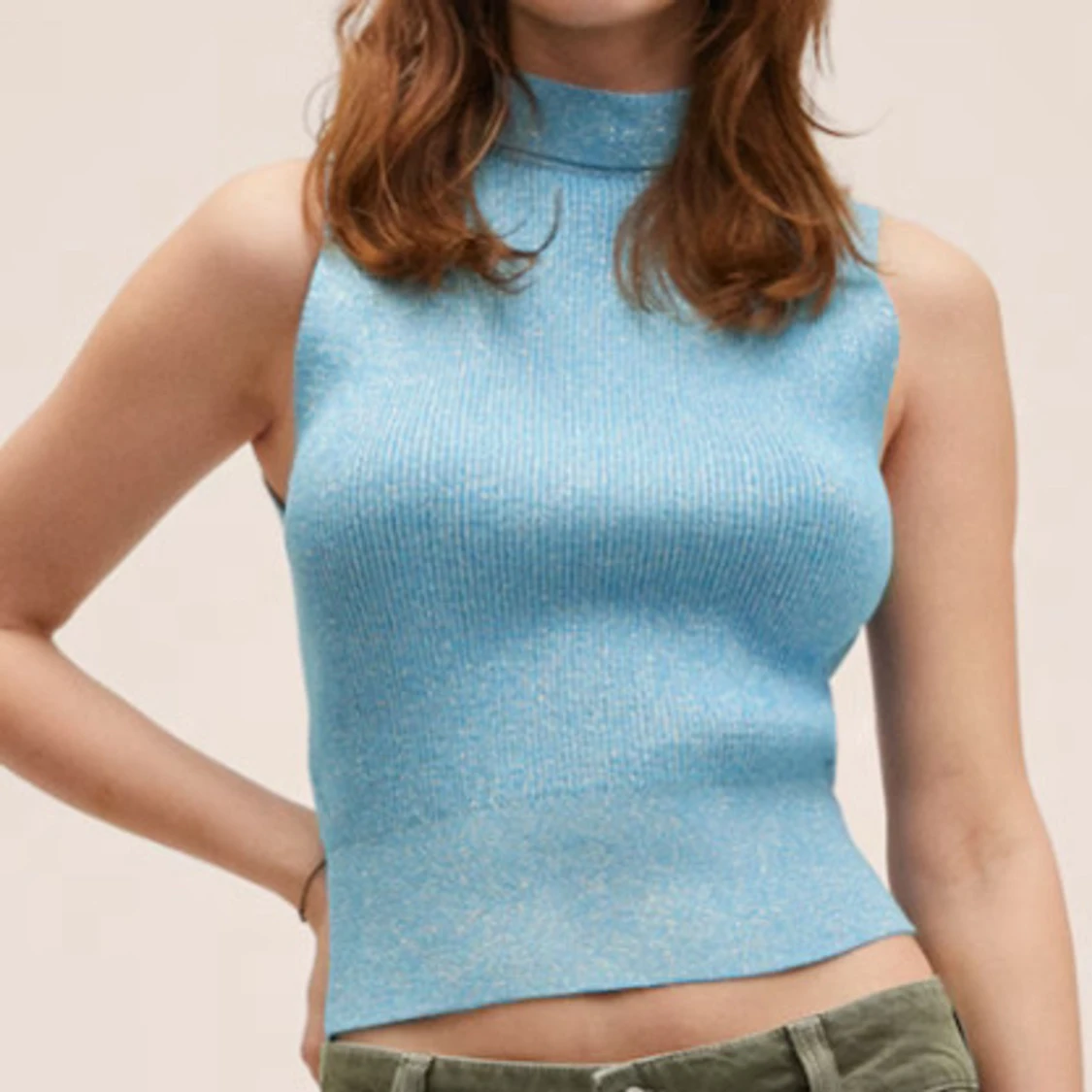 Glittrig polotopp - 90