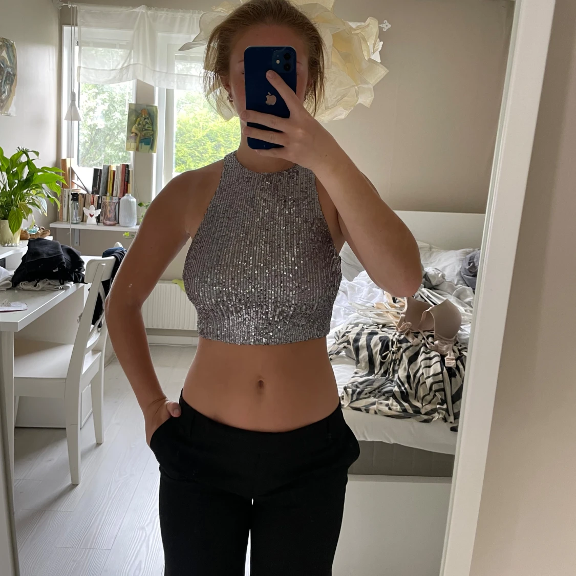 Glittrigt linne - 90