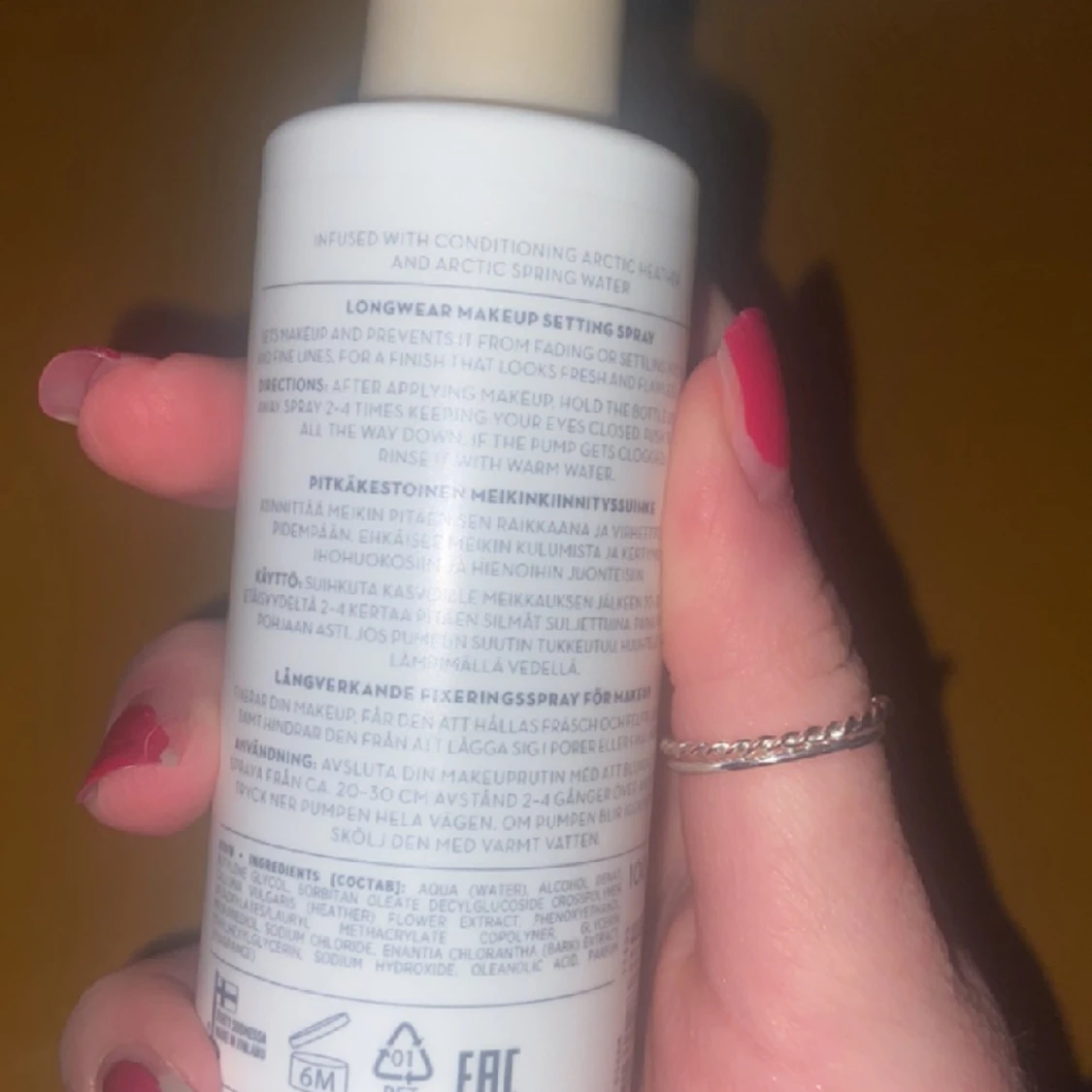 Lumene setting spray  - 1