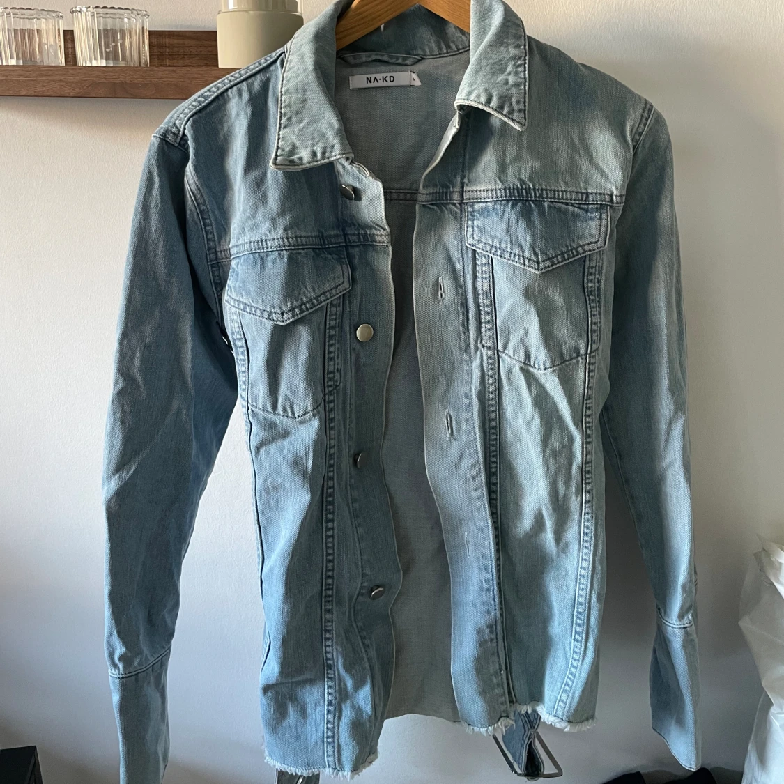 Jeansjacka med skörp - 90