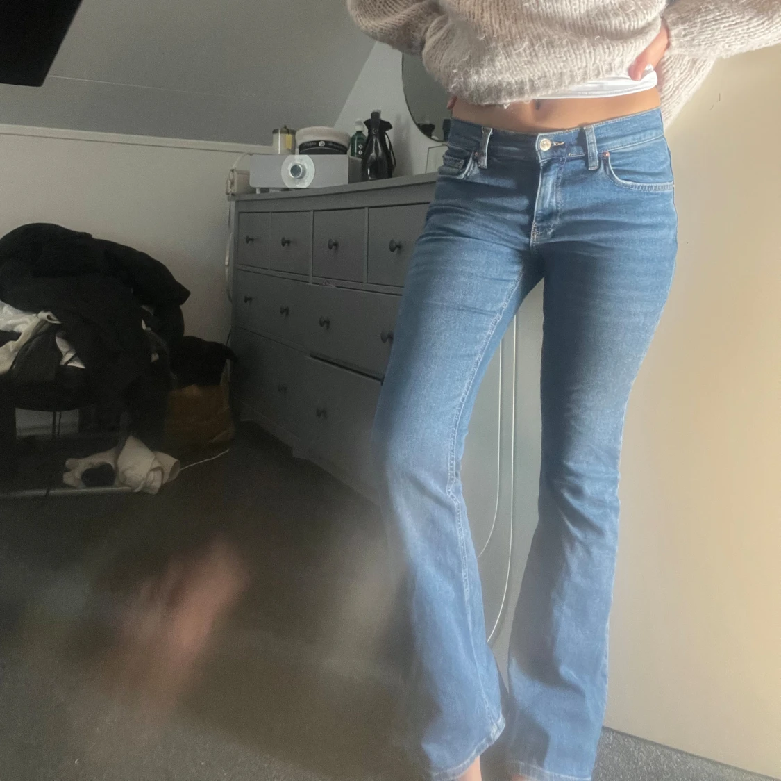 low waist bootcut jeans - 90