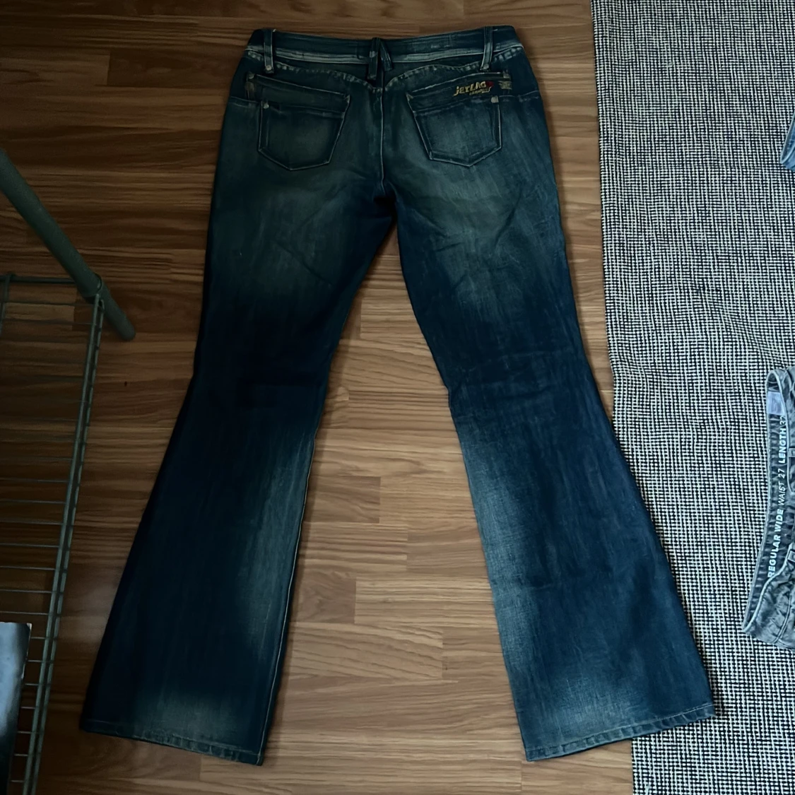 Lågmidjade bootcut jeans - 91