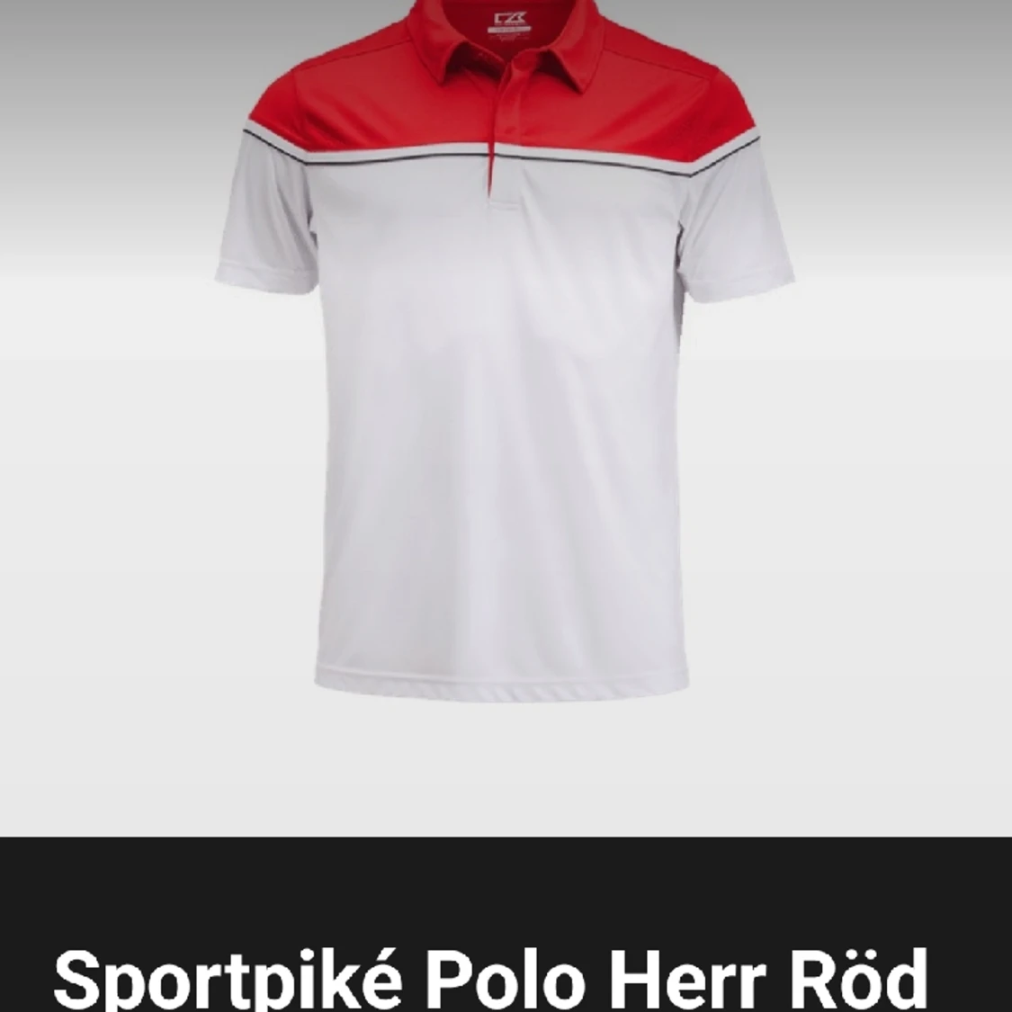 Märkes piké polo tröja från Cutter & Buck stolek S