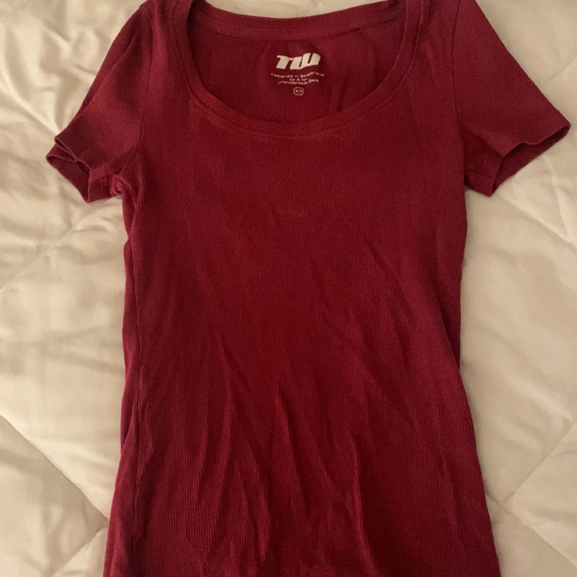 mörkrosa t shirt - 90