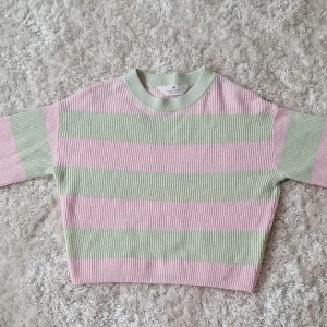 Tröja - Stickad randig tröja från Hm.