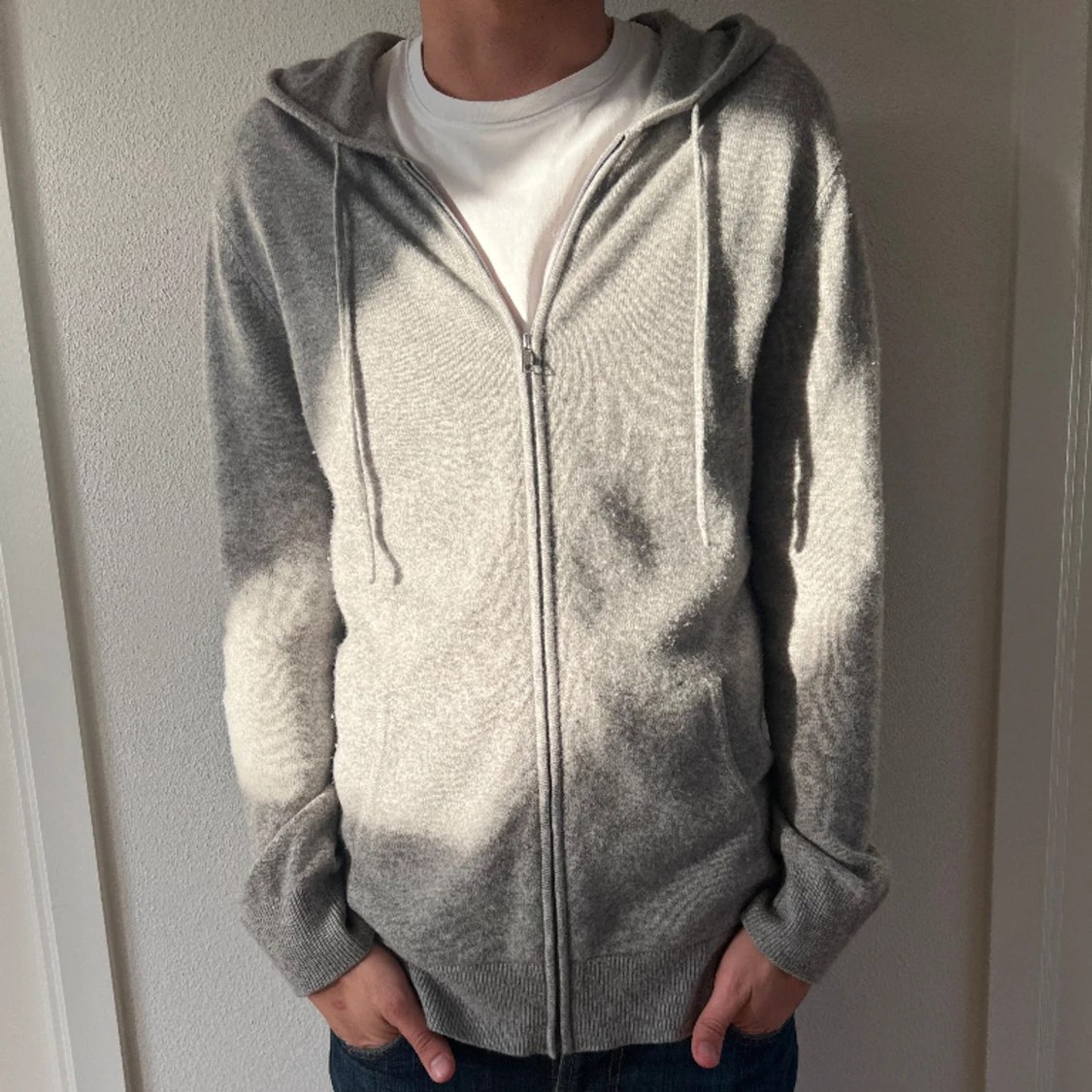 Kashmir Hoodie med tryck