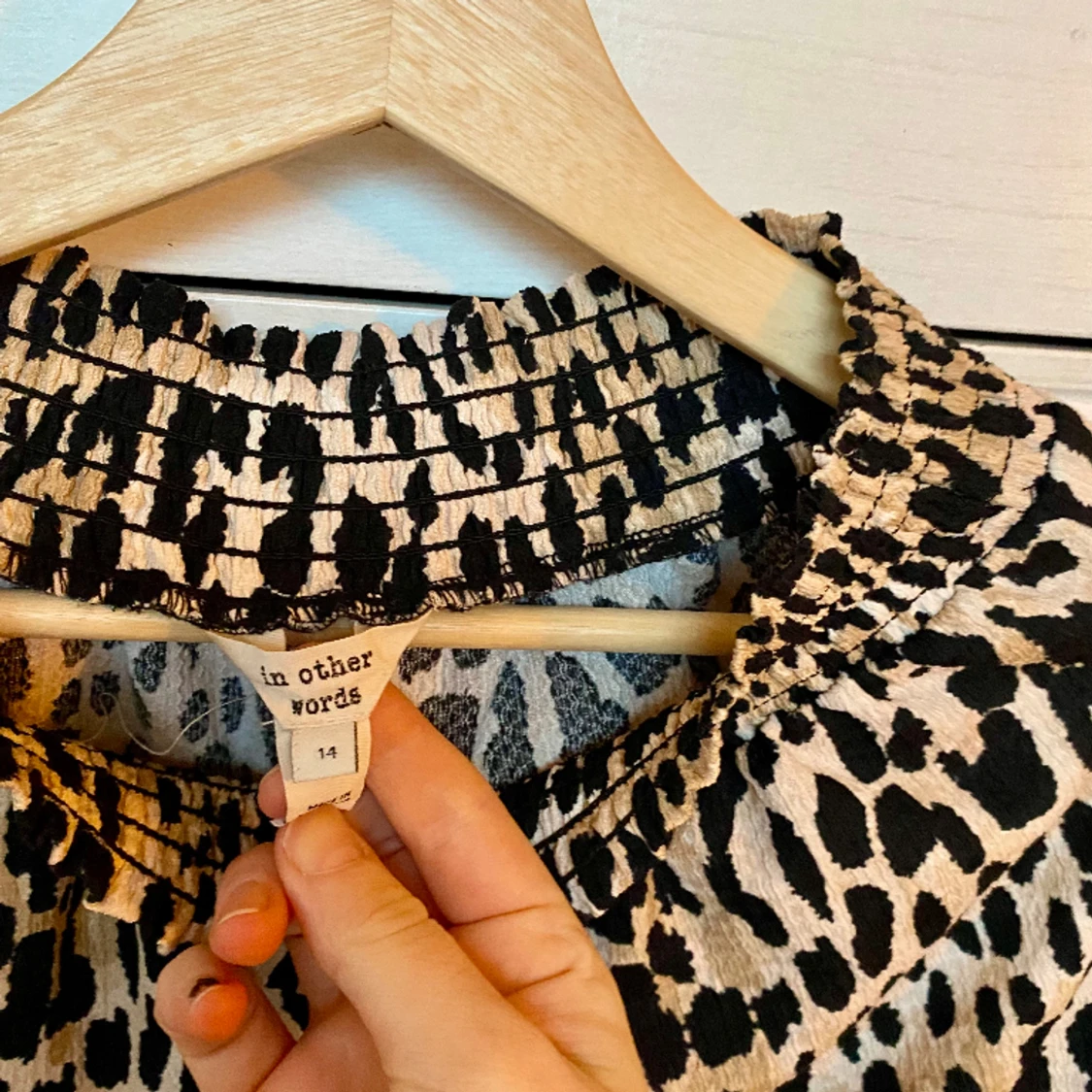 Leopardmönstrade byxor - 90