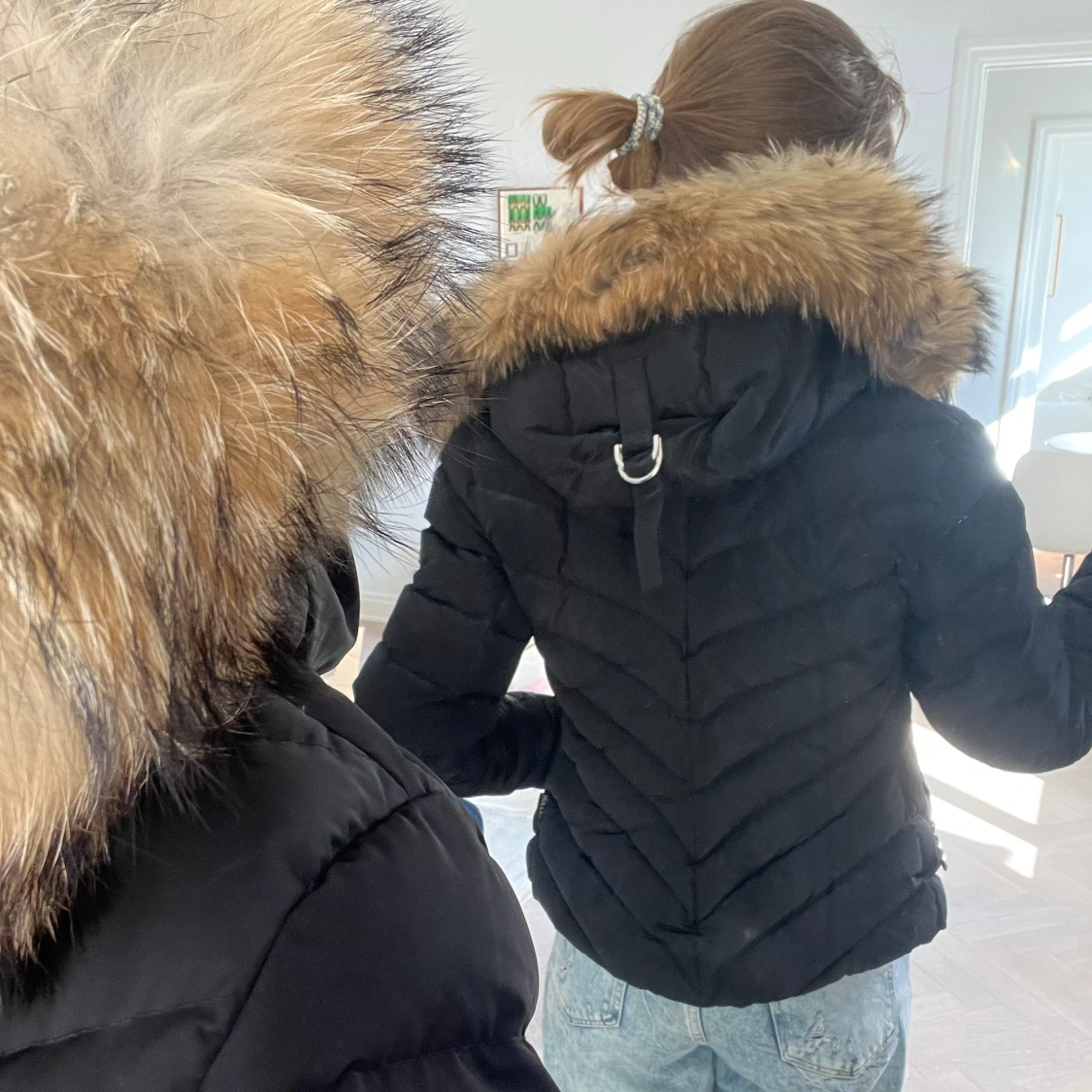 Vinterjacka med päls - 90