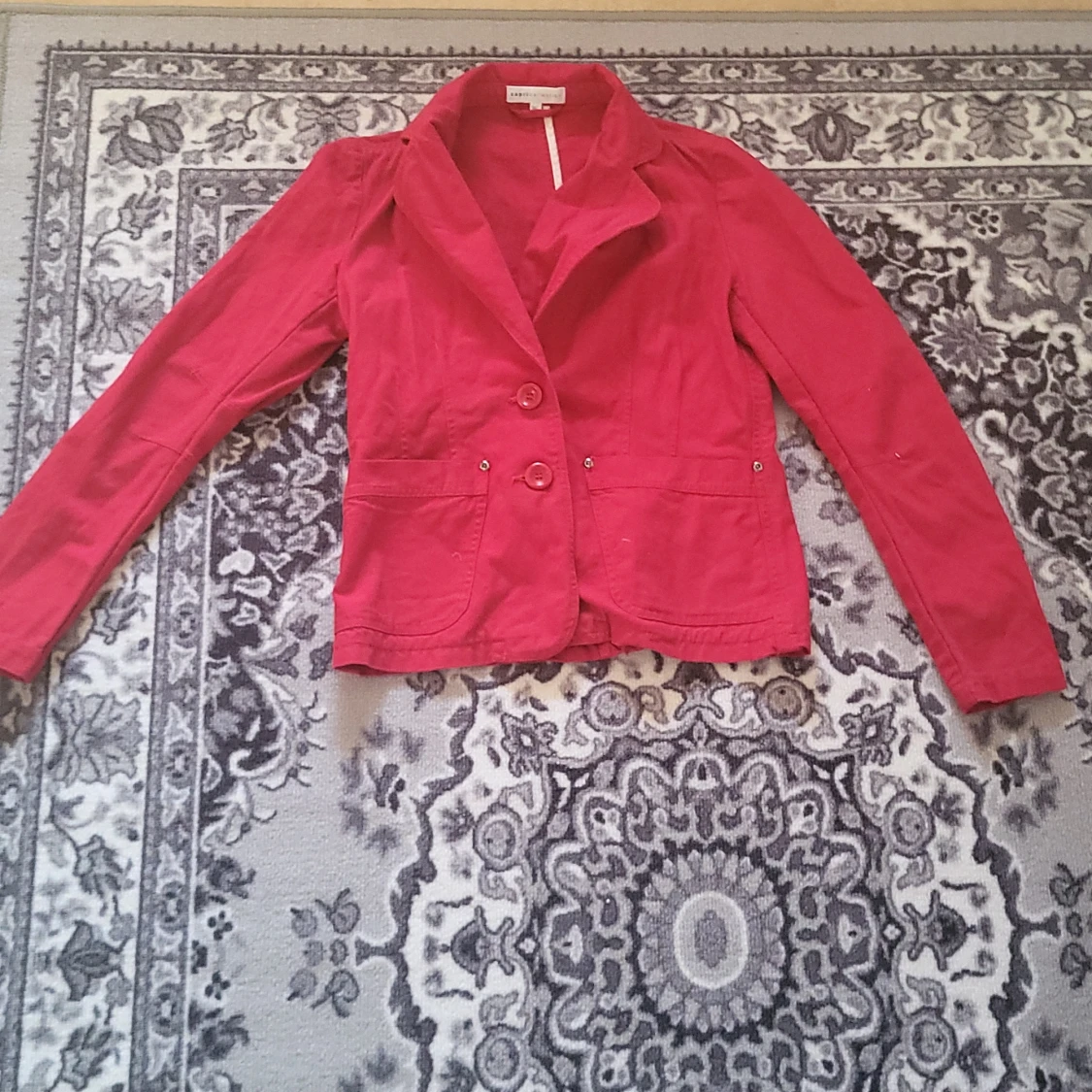 Röd jeans jacka  - 90