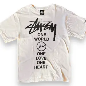 STUSSY Fragment collab T-shirt   Size: S  Released in 2011  East Japan Earthquake Charity T-shirt  JAPAN EARTHQUAKE RELIEF PROJECT 2011  Excellent Condition   ———————————————————————————————  Measurements Top: Width: 46cm Length: 65cm