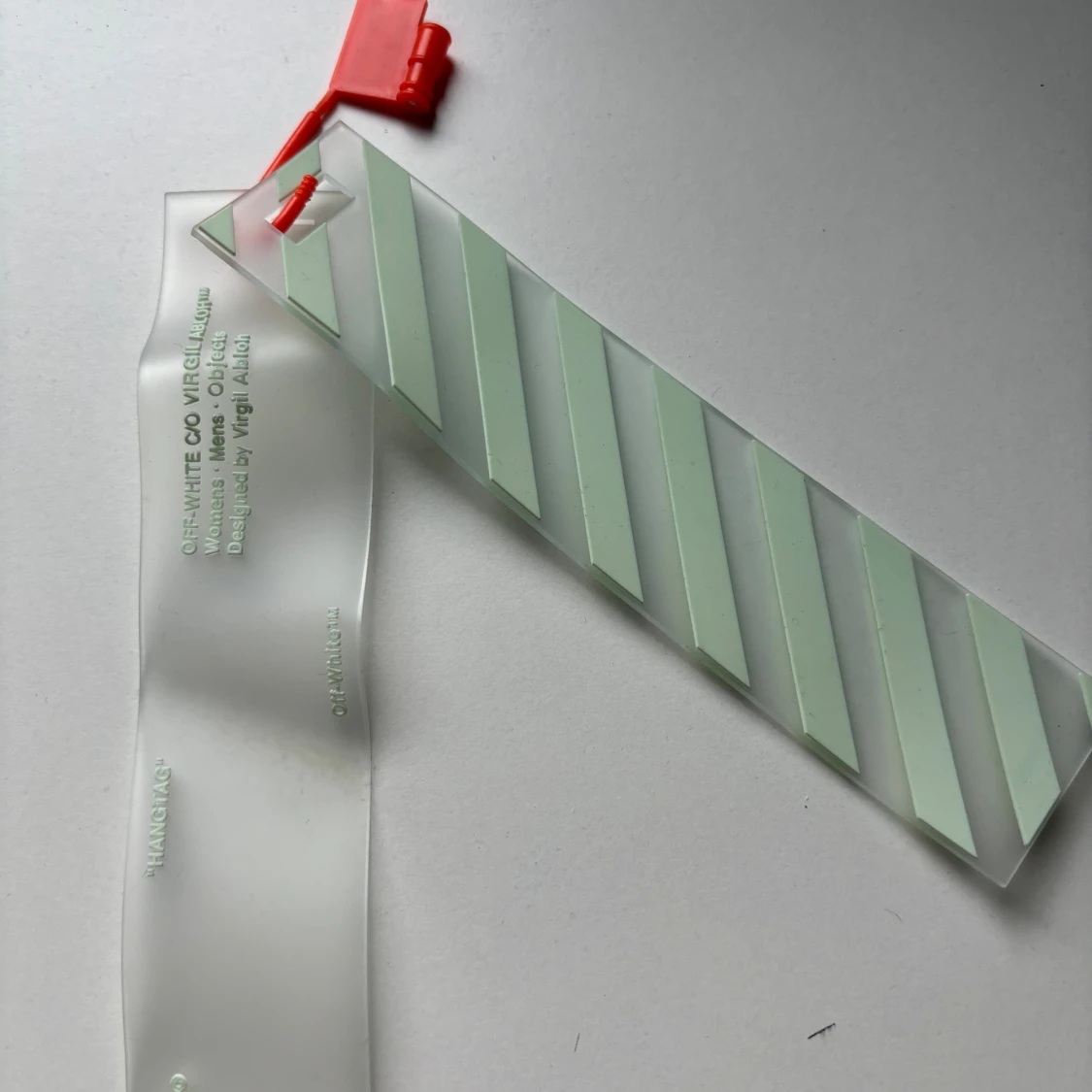 Off-White bälte gult  - 90