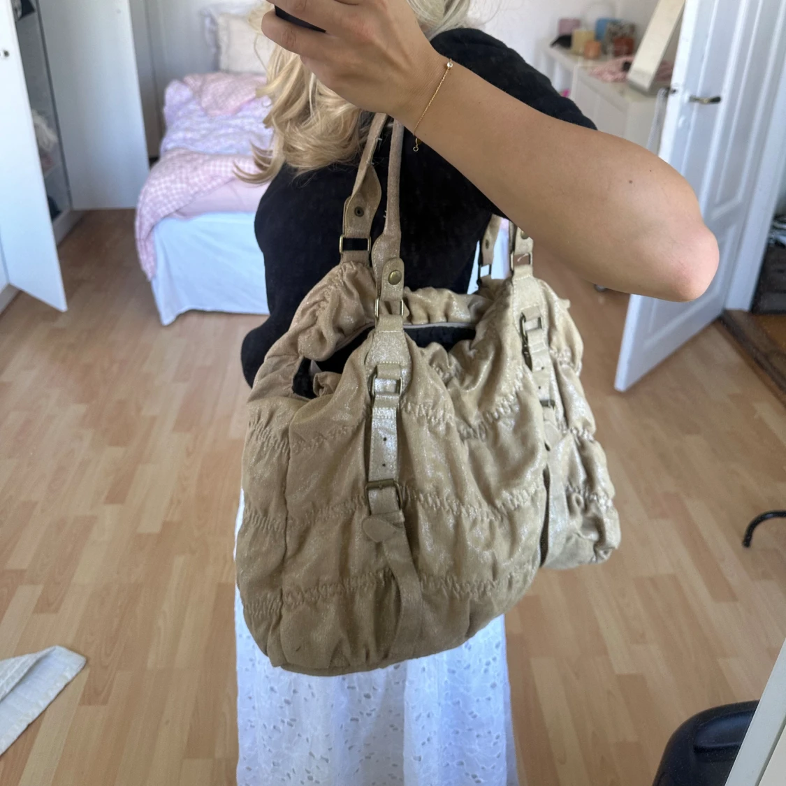 Guldig vintage bag