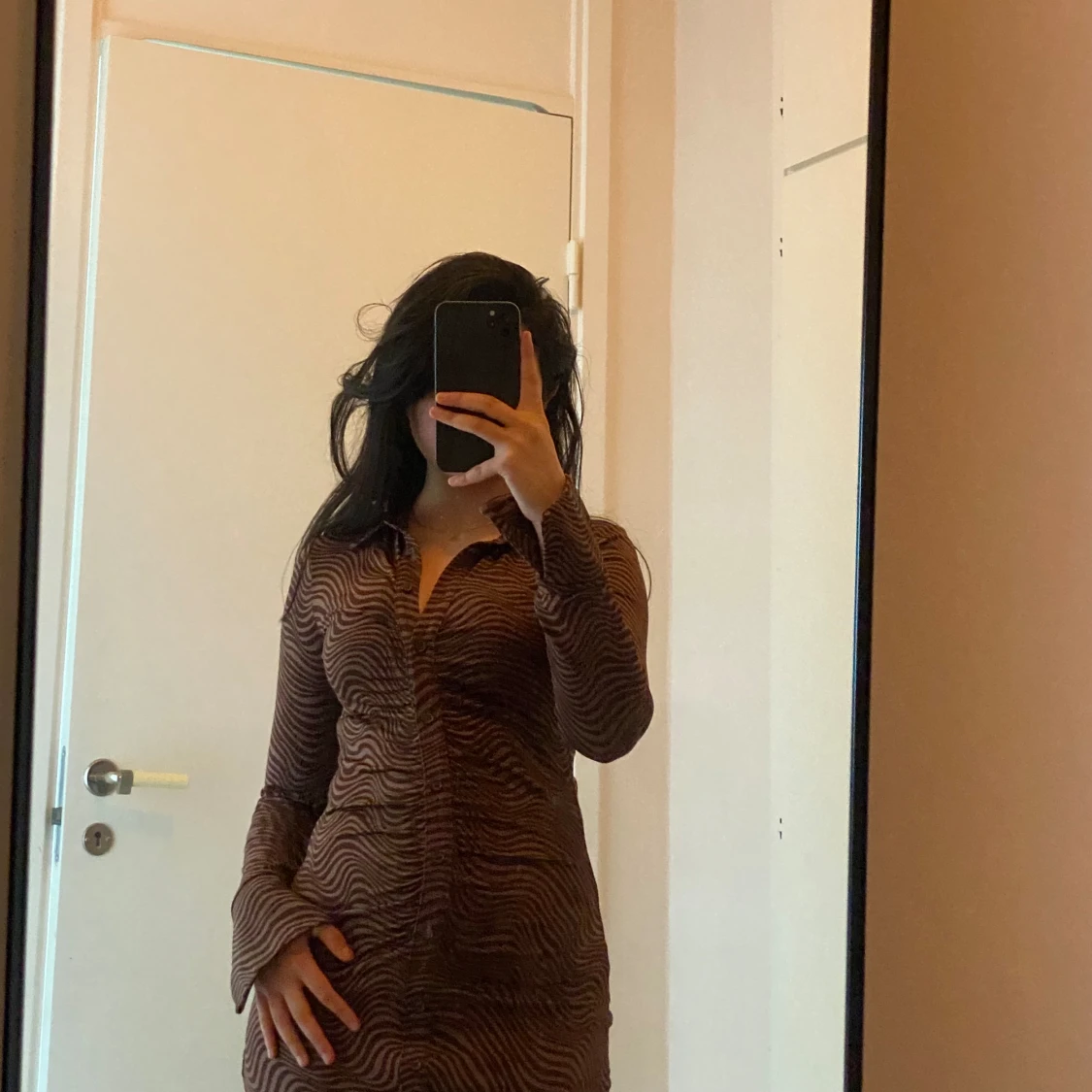 Brun sommar kläning - 92