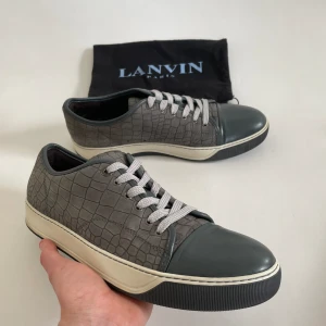 Lanvin skor - Tja, säljer nu mina super snygga och unika skor från lanvin. De är i storlek uk 10 och passar 45. Nypris ~4500 mitt pris 1100. Dustbag medföljer.  INGA BYTEN! 